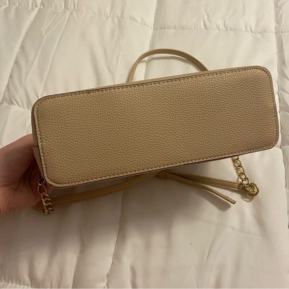 Nanette Lepore Beige and Tan Crossbody Purse - Picture 4 of 9